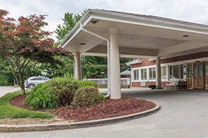 The front view of Peters Township